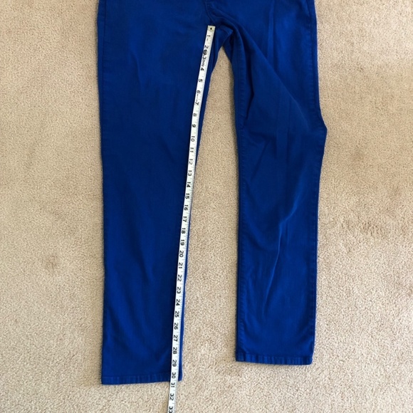 NYDJ Lift Tuck Ankle Jegging Jeans Cobalt Blue Size 10 - Picture 13 of 15